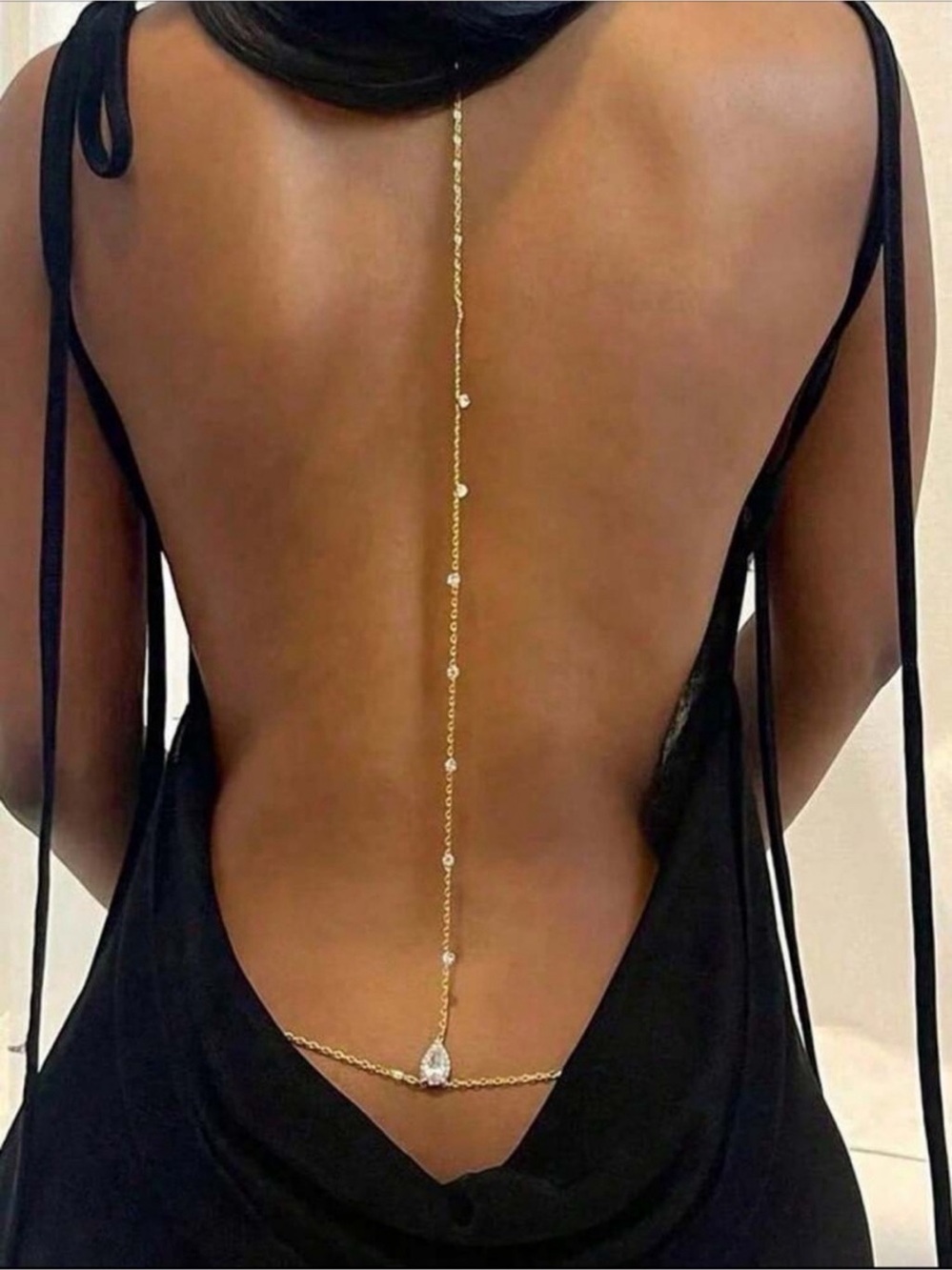 Body Chain Gold Tone NWOT